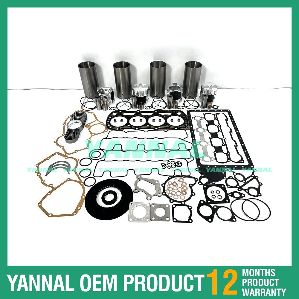 Engine overhaul and rebuild kit with washers and bearings for Perkins 404C-22 engines.