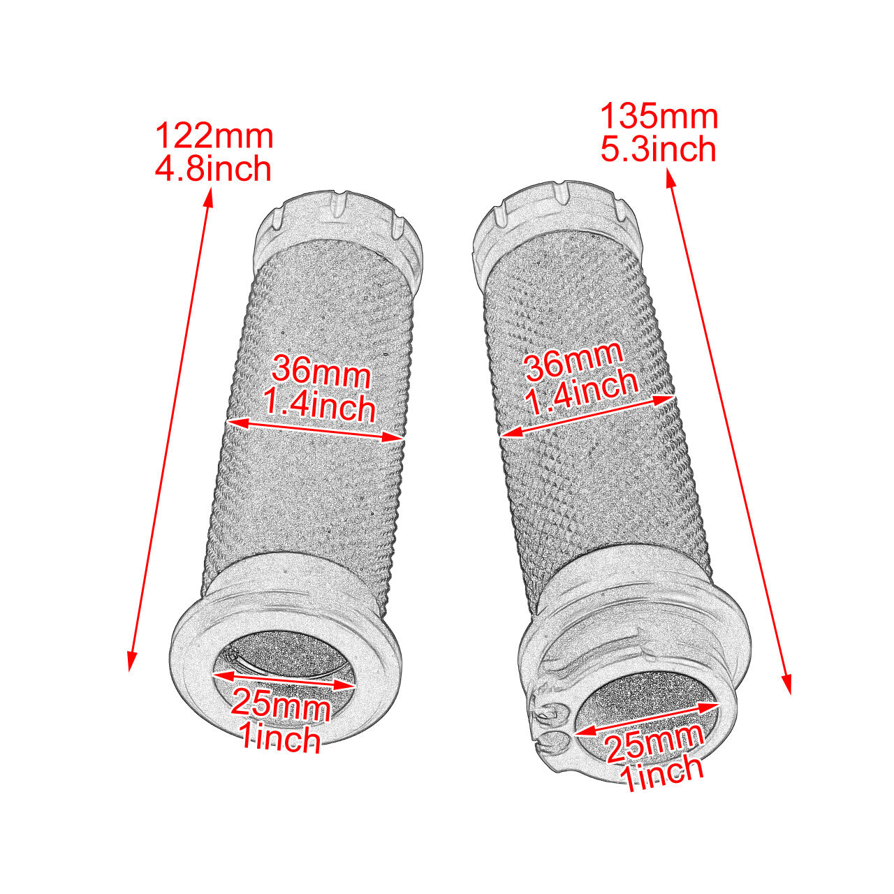 1 Blue Handlebar Hand Grips Fit for Harley Touring Sportster Dyna Softail VRSC