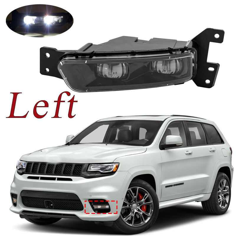 One left fog light is compatible with 2017-2021 for Jeep Grand Cherokee and 2014-2022 for Dodge Durango.