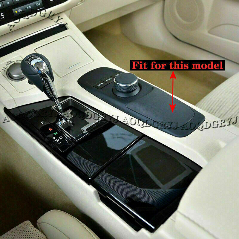 2013-2017 for Lexus ES200/250/300h Carbon Fiber Gear Shift Panel Molding Trim4
