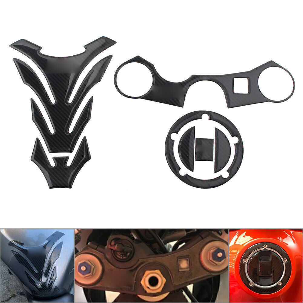 3D Aufkleber Gastank Pad Aufkleber Kohlefaser Fur GSXR 1000 750 600 Protector