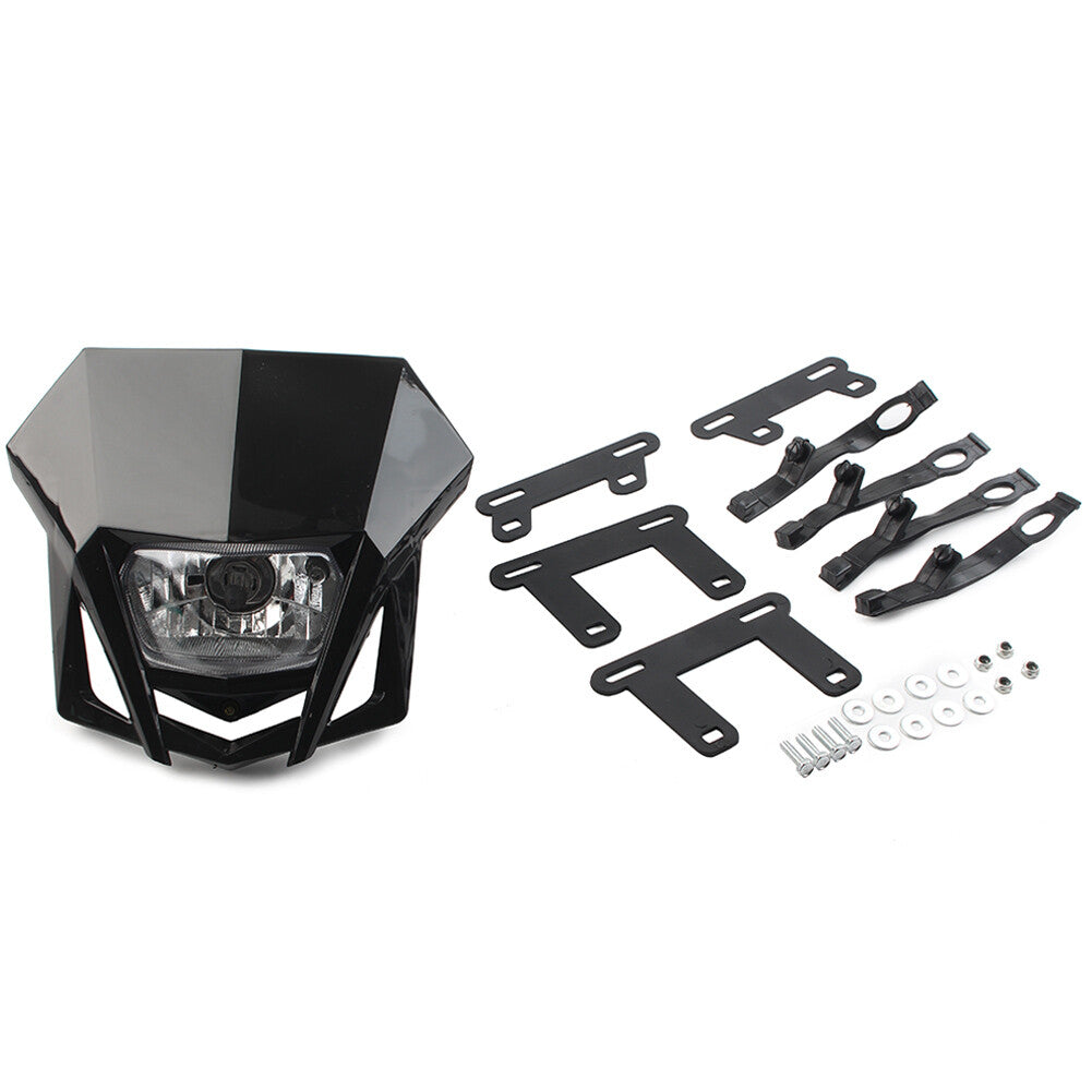Frontscheinwerfer Verkleidung f¨¹r for Kawasaki KLX XR CRF DRZ RMZ for Yamaha Schwarz