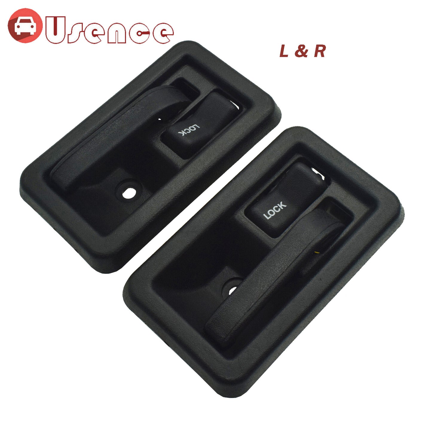 2PCS Interior Door Handle Left  Right Side for Jeep for Wrangler 1987-2004 YJ TJ