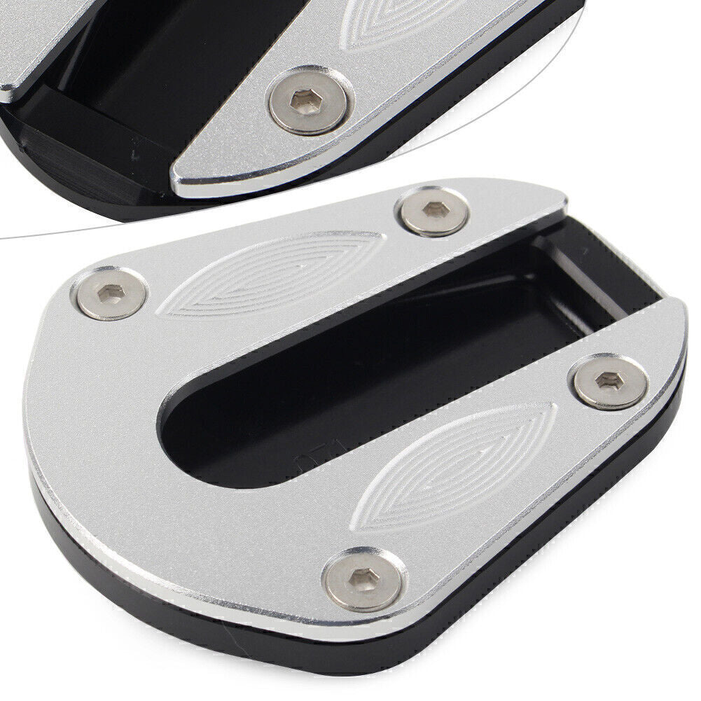 For BENELLI TRK 502 Black Support Foot Side Stand Enlarger Plate Kickstand Pad