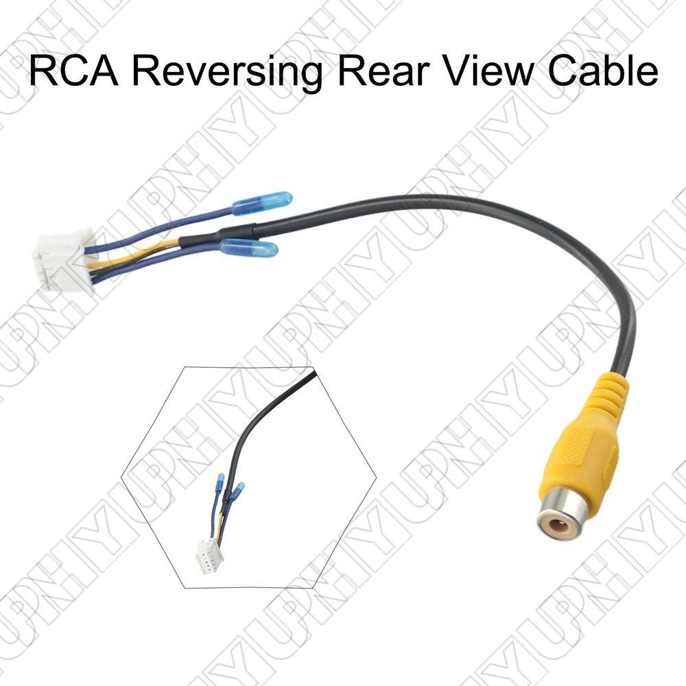 1¡Á 10 Pin Car Android Stereo Backup Camera RCA Reversing Rear View Cable Adaptor