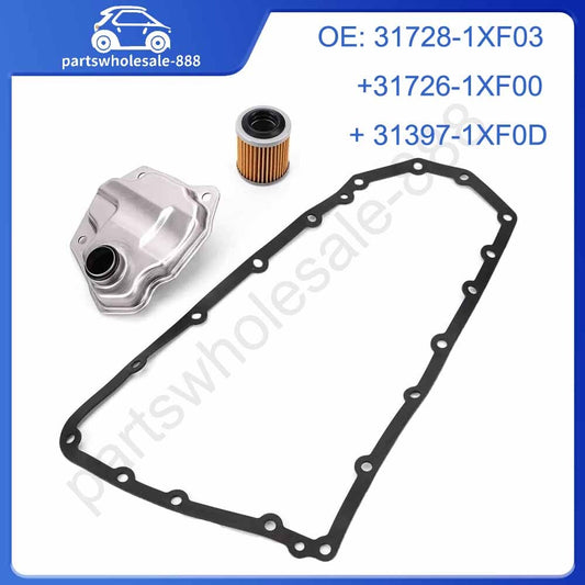 Automatic transmission filter oil pan gasket kit for Nissan Rogue Altima Juke 2007-18