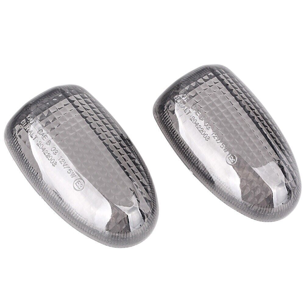 Pair Front Turn Signal Light Lenses Cover Fit for BMW K1200RS 1997-2004 2003 2002 01