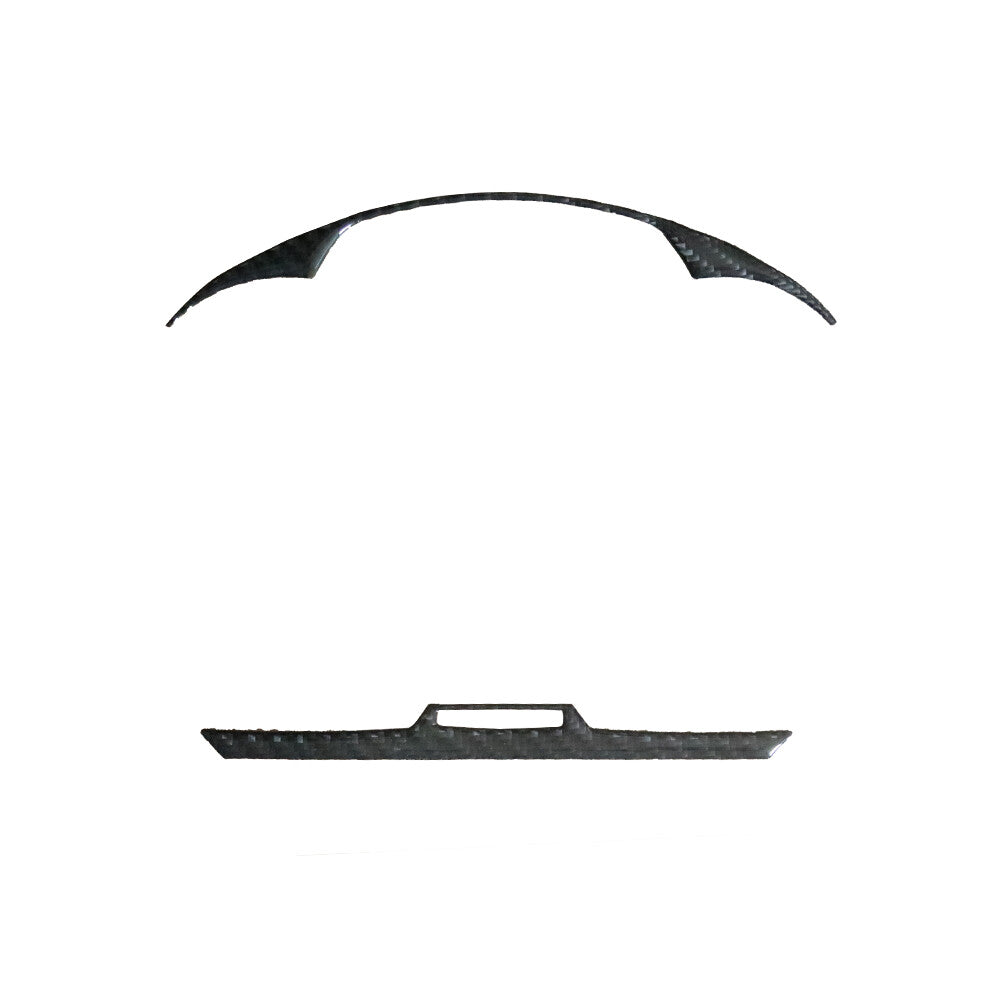 Carbon fiber dashboard interior sticker protective cover trim kit for BMW Z4 2003 - 2010