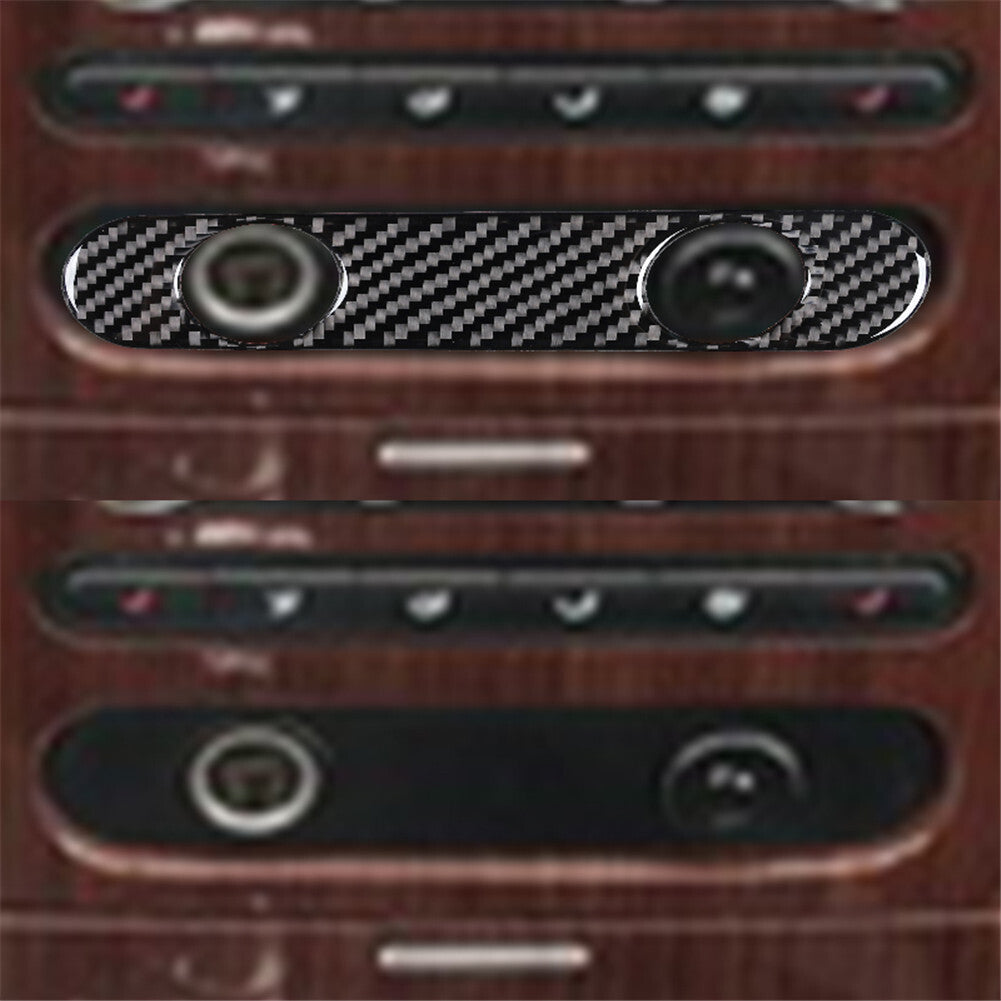 1pcs for Ford F-150 FX4 Red Carbon Fiber Cigarette Lighter Panel Interior Trim B