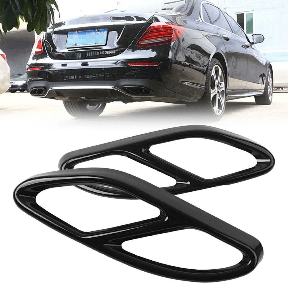 for Mercedes-Benz GLC C E Class W205 Coupe Exhaust Pipe Cover Trim