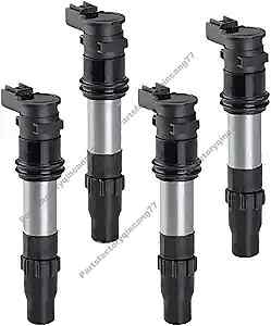 4 Pieces Ignition Spark Plug Coil 33410-47H00 for Suzuki GSX-R1000 AN650 Burgman
