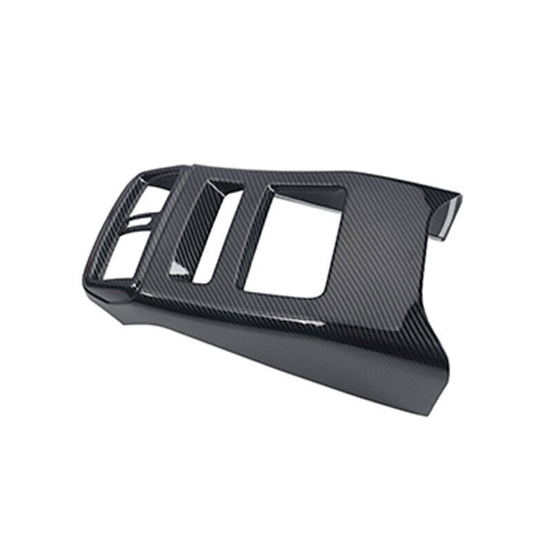 Rear Air Outlet Vent Frame Trim Fit for Nissan Rogue Sport 17-2021 Carbon Fiber
