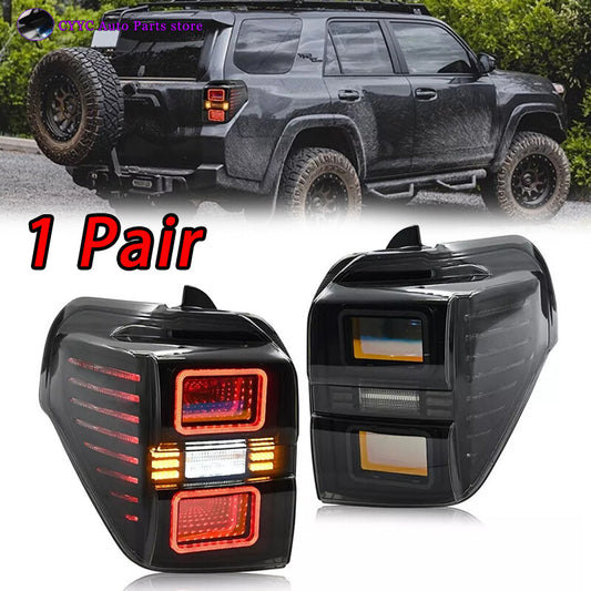 LHRH LED Tail Lights Smoked Rear Lamps for Toyota 4Runner 5th Gen 2010-2023
