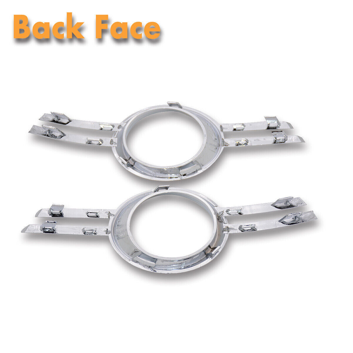 2x Fog Light Cover Chrome Molding for Mercedes Benz C-Class W204 C200 2007-2011