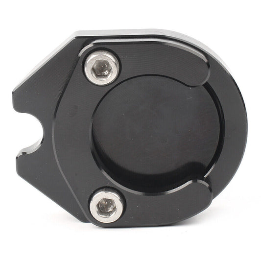 for Yamaha XMAX 125 400 NVX155 NMAX125 Foot Side Stand Plate Enlarger Pad BLACK