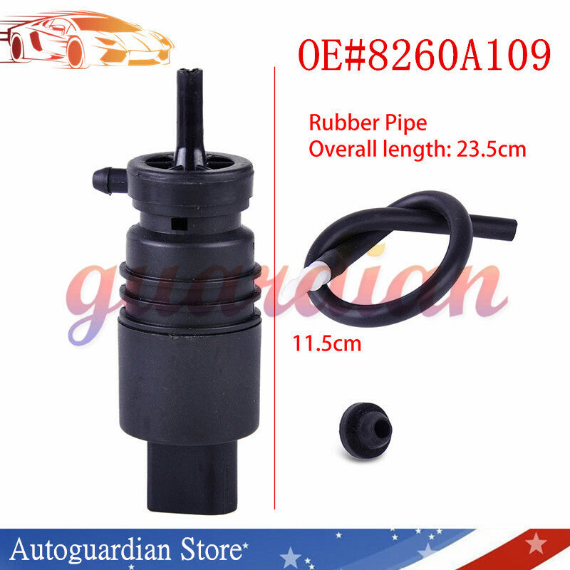 Windshield Windscreen Wiper Washer Pump Motor for Mitsubishi Lancer 2008-2015 US