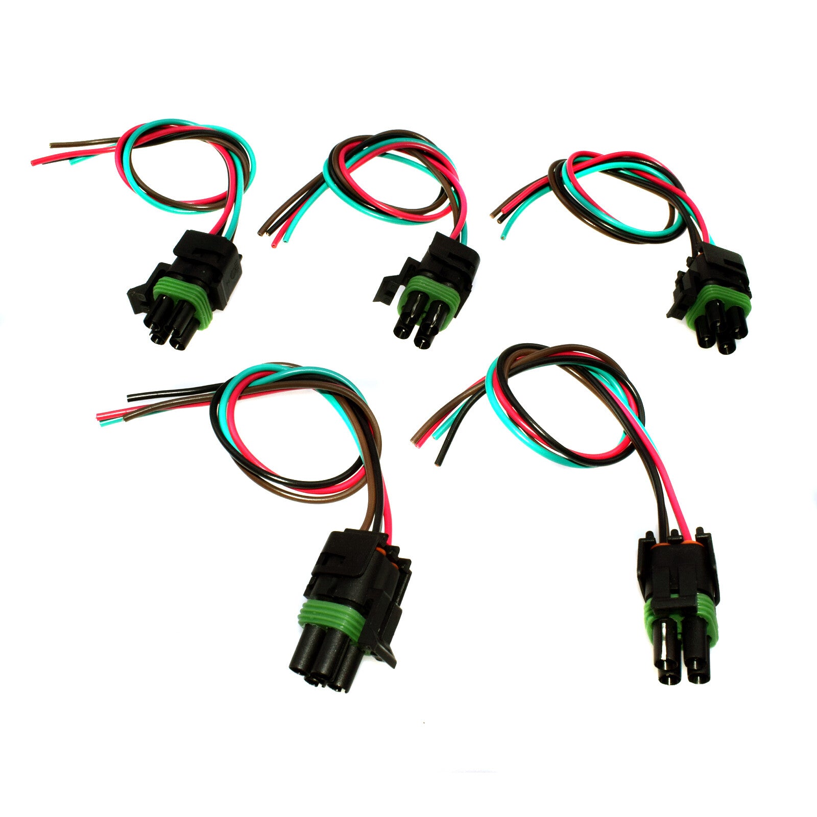 5Pcs IAC Valve Connector Wiring Pigtail 4 way For 85-95 GM for GMC C2500 C2500 PT127