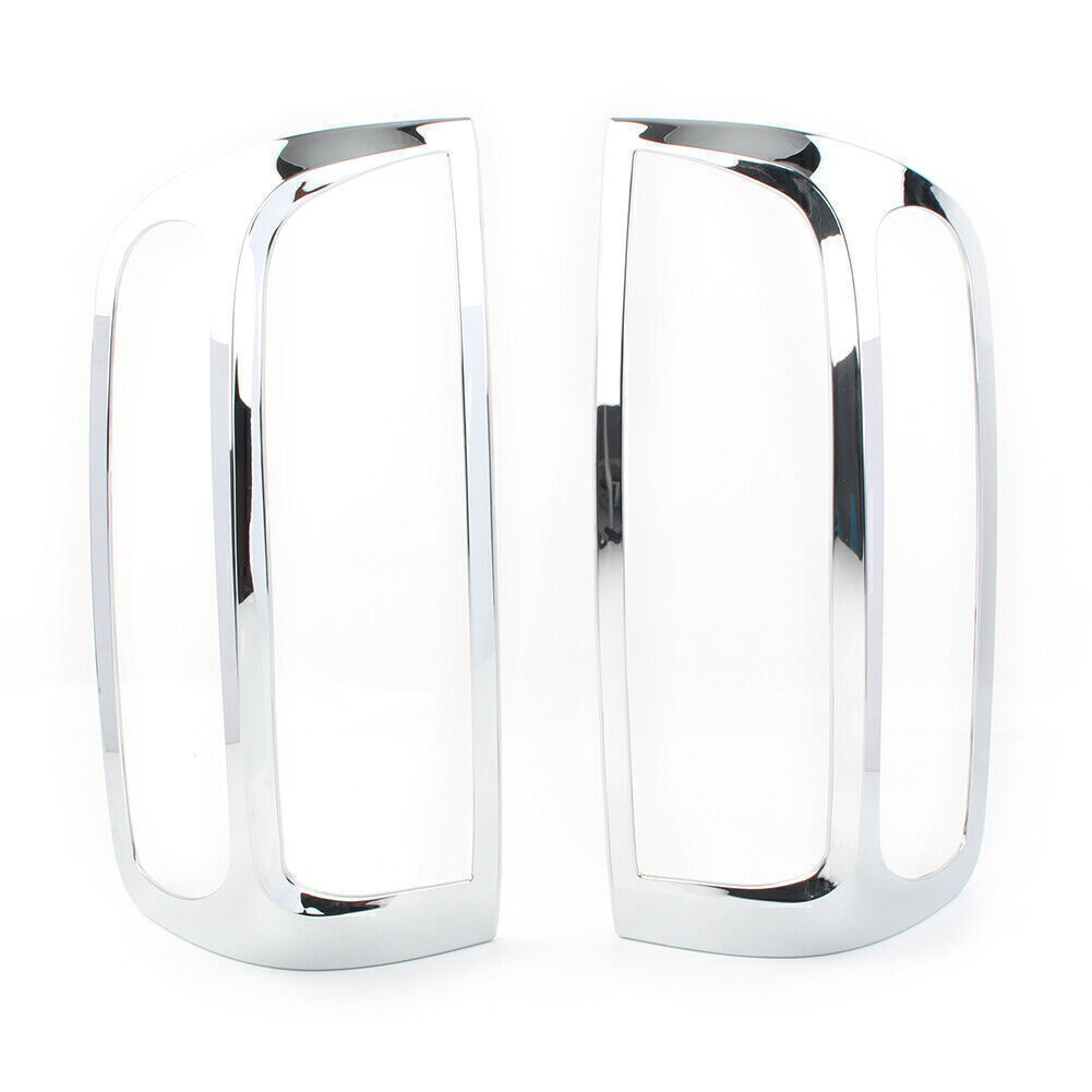 2pcs Rear Tail Light Lamp Frame Trim ABS Chrome Fit for Chevrolet Colorado 2015-2020