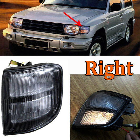 The right front corner turn signal is applicable to for Mitsubishi Pajero V33 1997-1999.