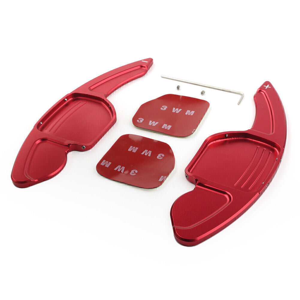 Red Steering Wheel Shifter Extension Shift Paddle for Audi A3 A4L A5 A6 A7 for A8 S5