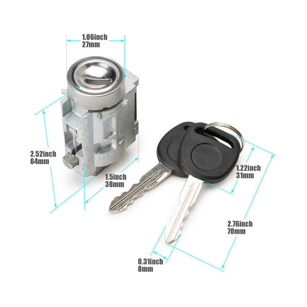 for Pontiac Grand Am for Chevy Impala 12533953 Switch Ignition Lock Cylinder Keys