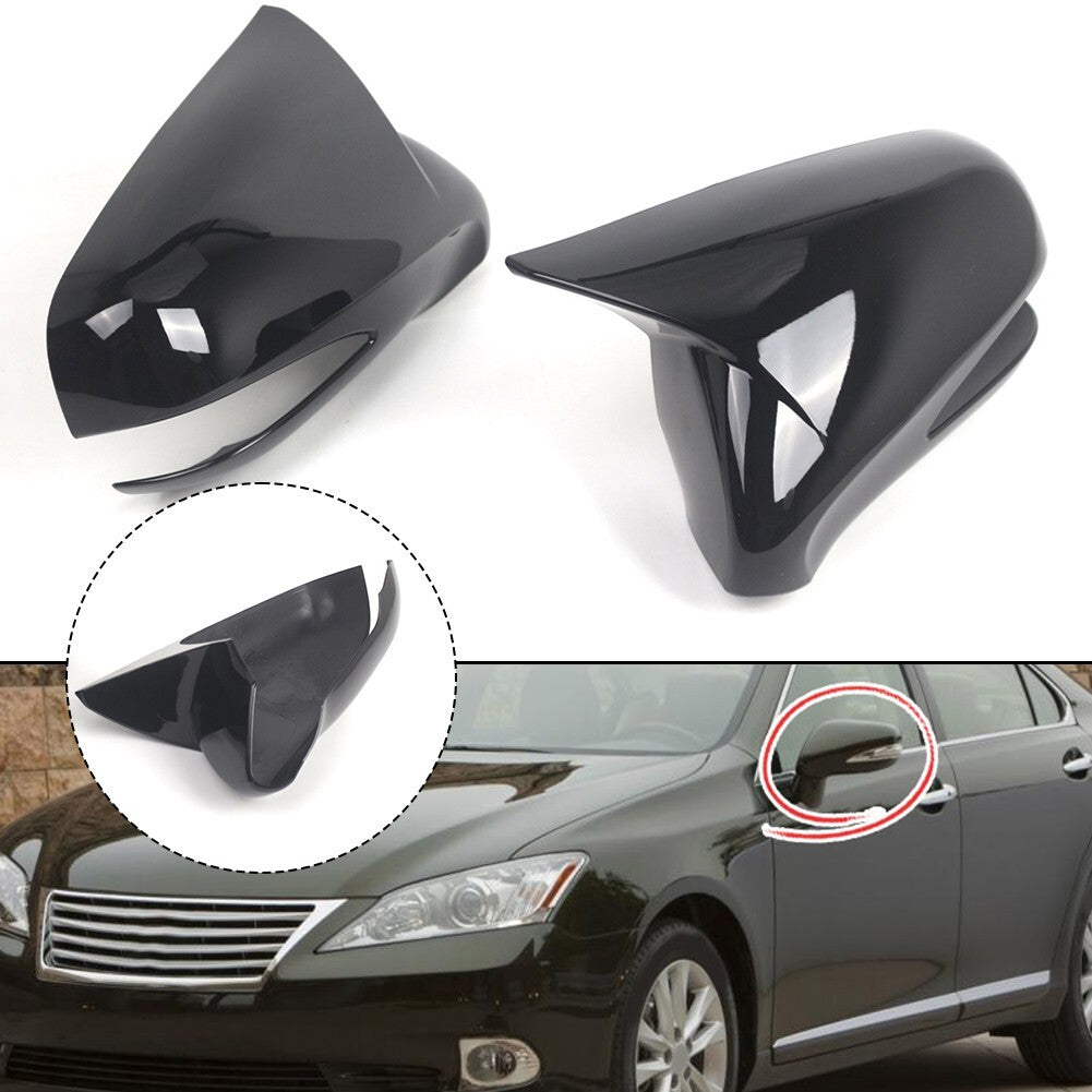 for Lexus RX270 RX350 RX450 2009-2014 Gloss Black Rearview Mirror Cover