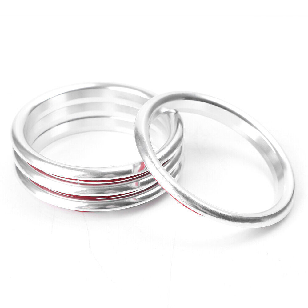Interior Air Vent Outlet Ring Cover for Audi A3 8V 2012-2019 Silver 4PCs Car UK