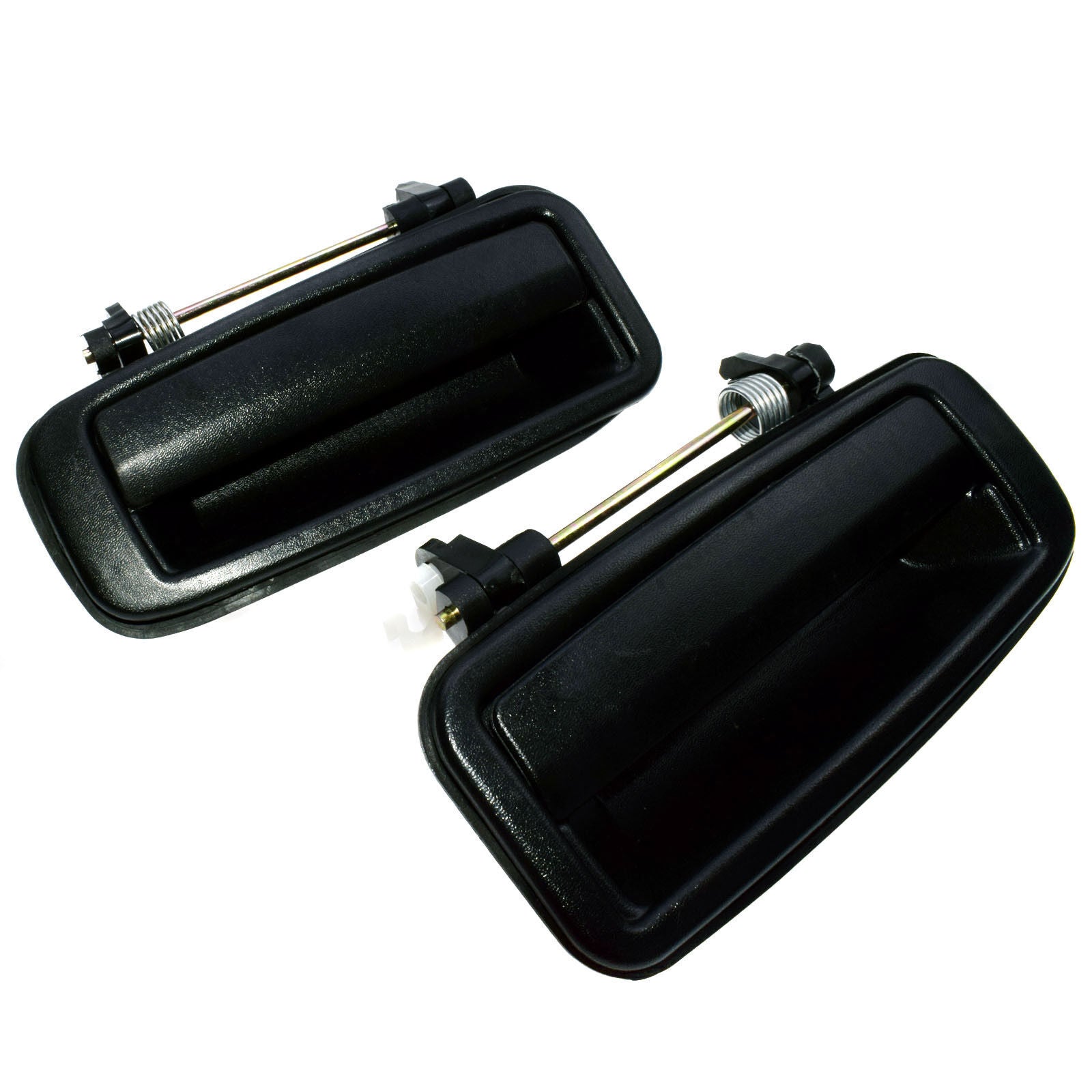 for Toyota for Corolla 88-92 Pair Outside outer Door Handle Rear Left Right Black