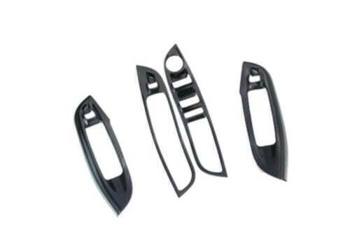 for Ford Focus 2012-18 Carbon Fiber Look Window Lift Panel Switch Cover Trim 4P