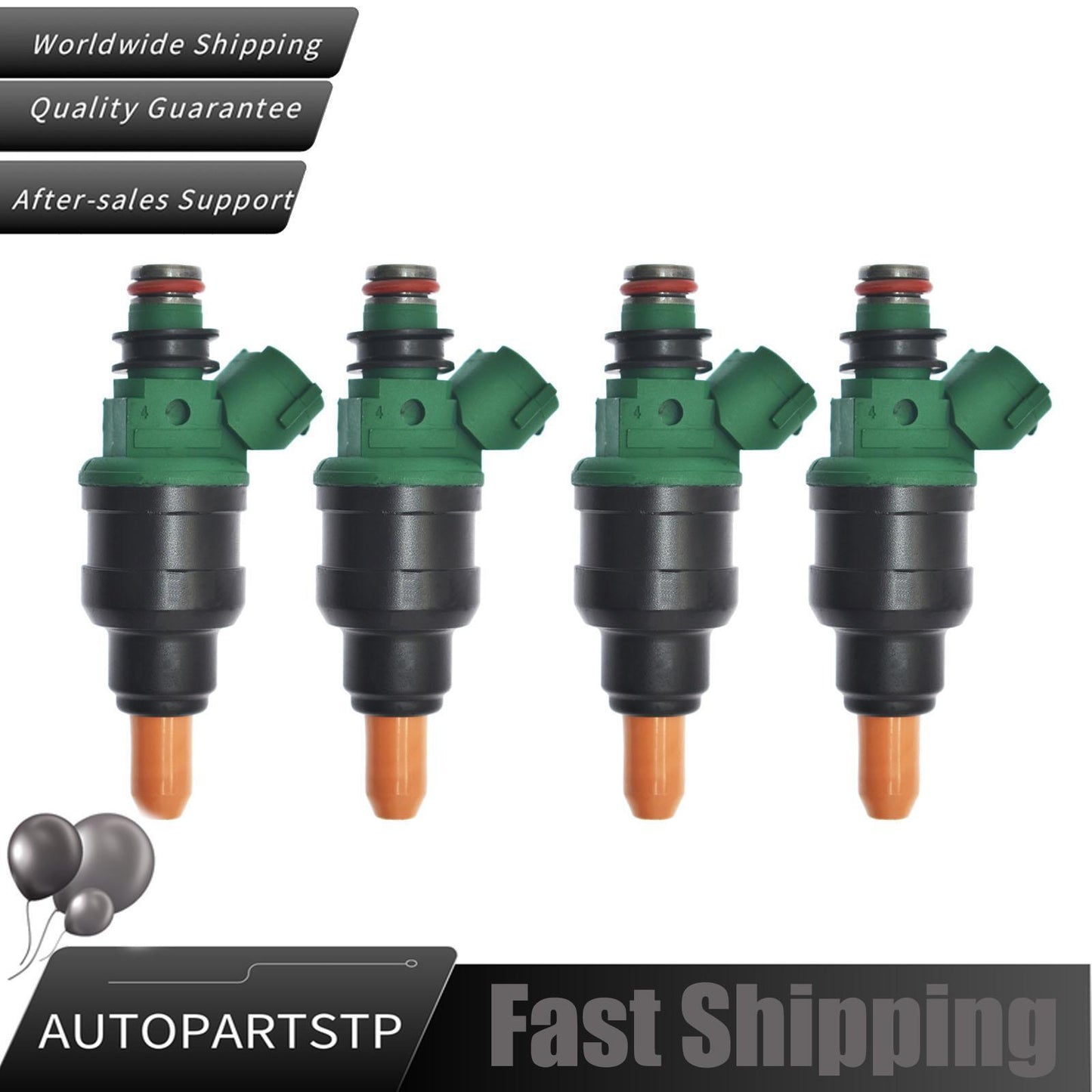 4x Fuel Injector for Mitsubishi for Mazda 323 for Dodge for Suzuki Galant 15710-57F00 INP471