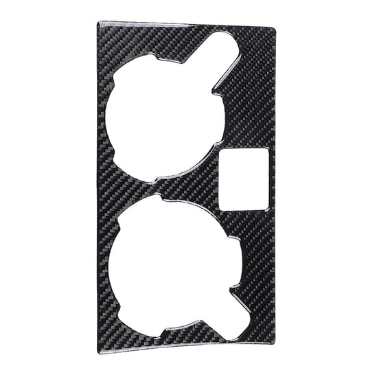 Carbon Fiber Water Cup Holder Panel Cover Trim for Toyota Tacoma 2001-2004
