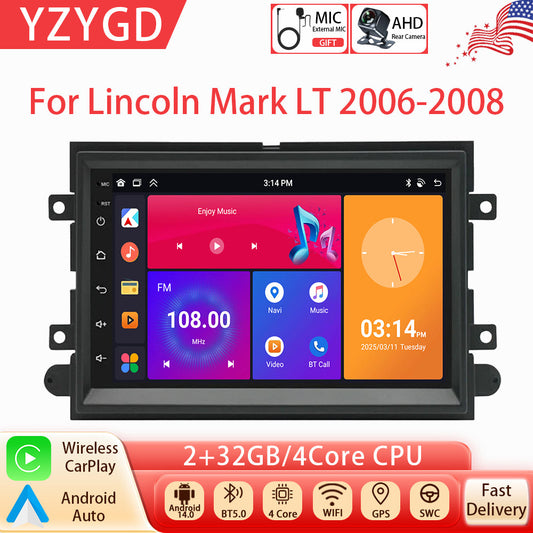 Android Auto Carplay for Lincoln Mark LT 2006-2008 Car Stereo Radio GPS Screen