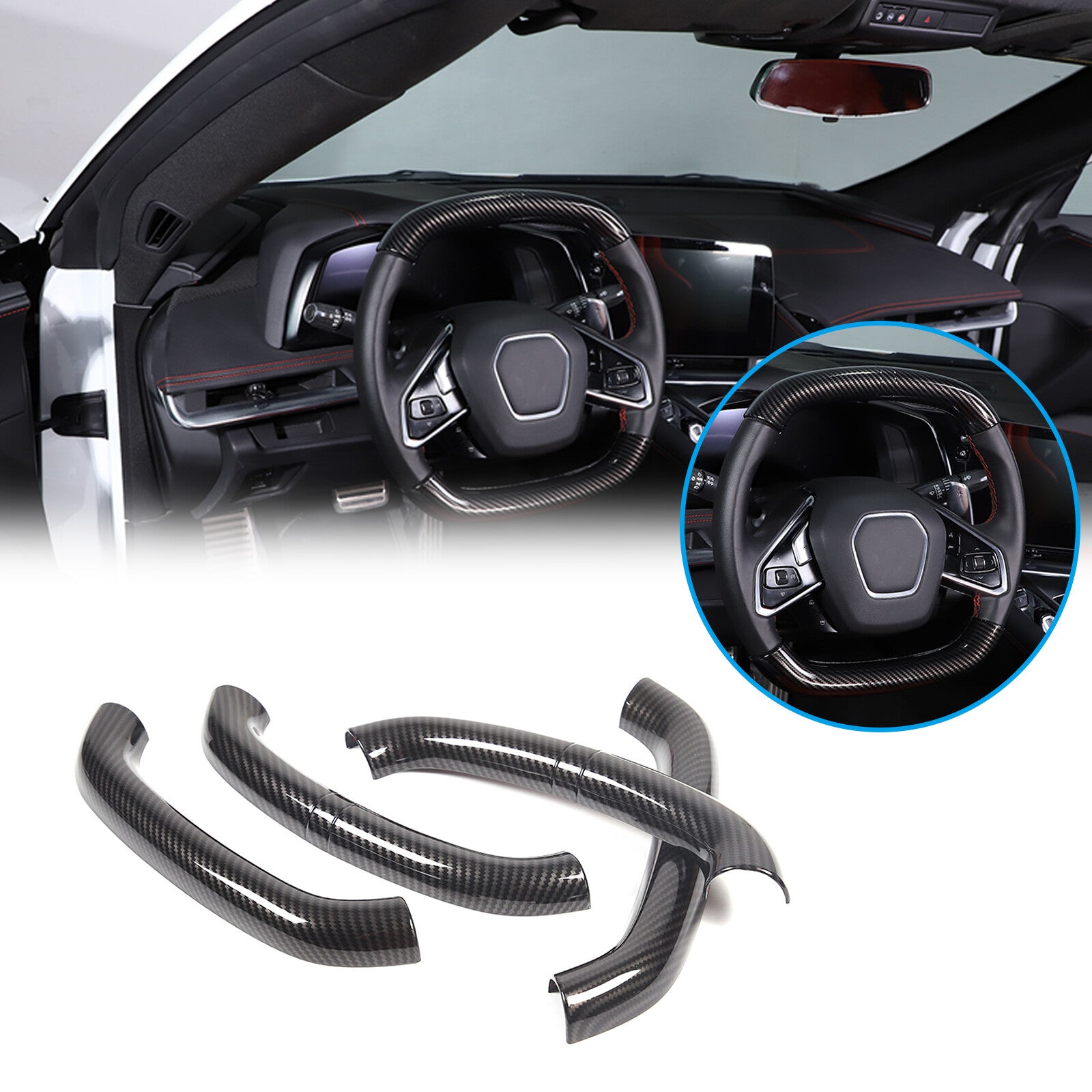 Cargo Net Front and Rear Luggage Envelope Storage Kit for Corvette C8 2020 - 2023
