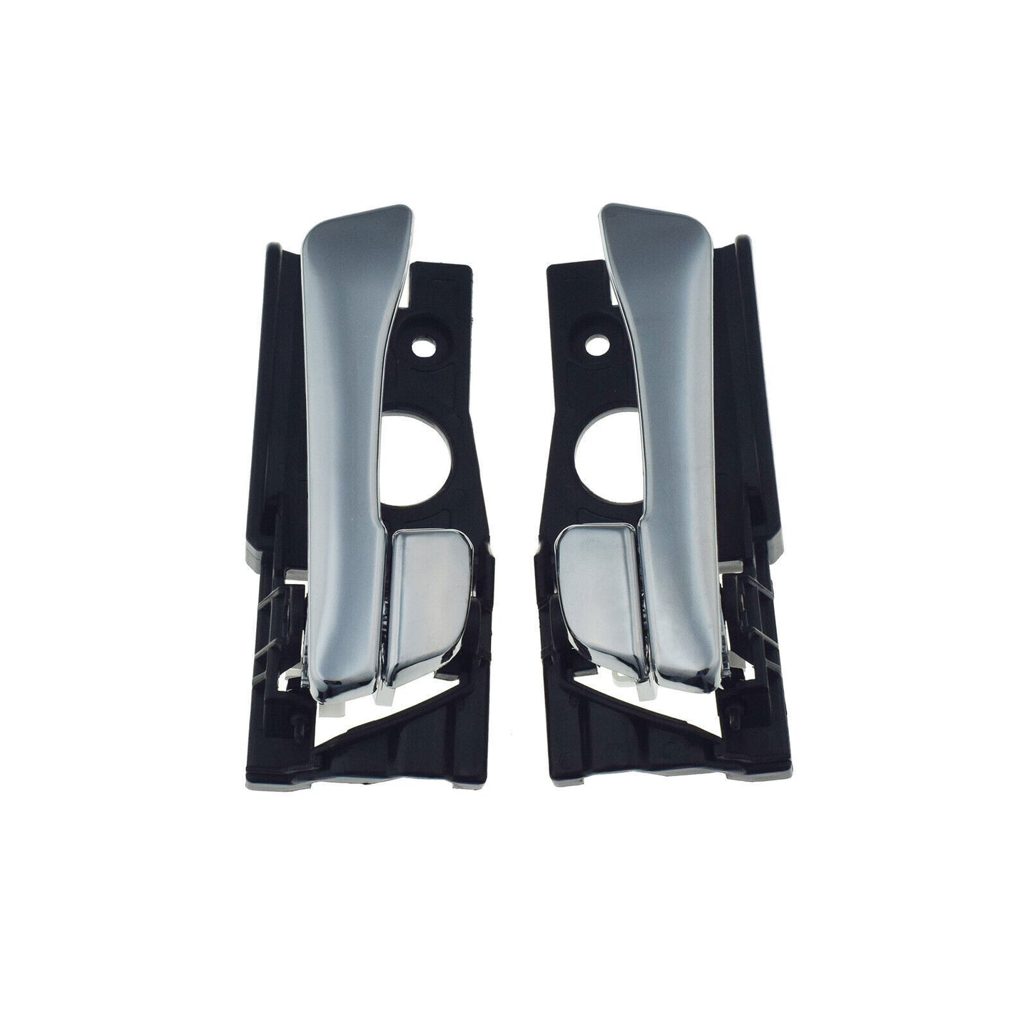 for Hyundai Accent 2012-2017 Rear Left  Right Interior Door Handles Pair Chrome