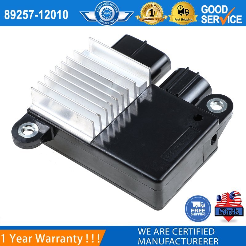 Cooling fan control module 89257-12010 is suitable for 2009-2013 for Toyota for Corolla 1.8L and 2.4L engines.