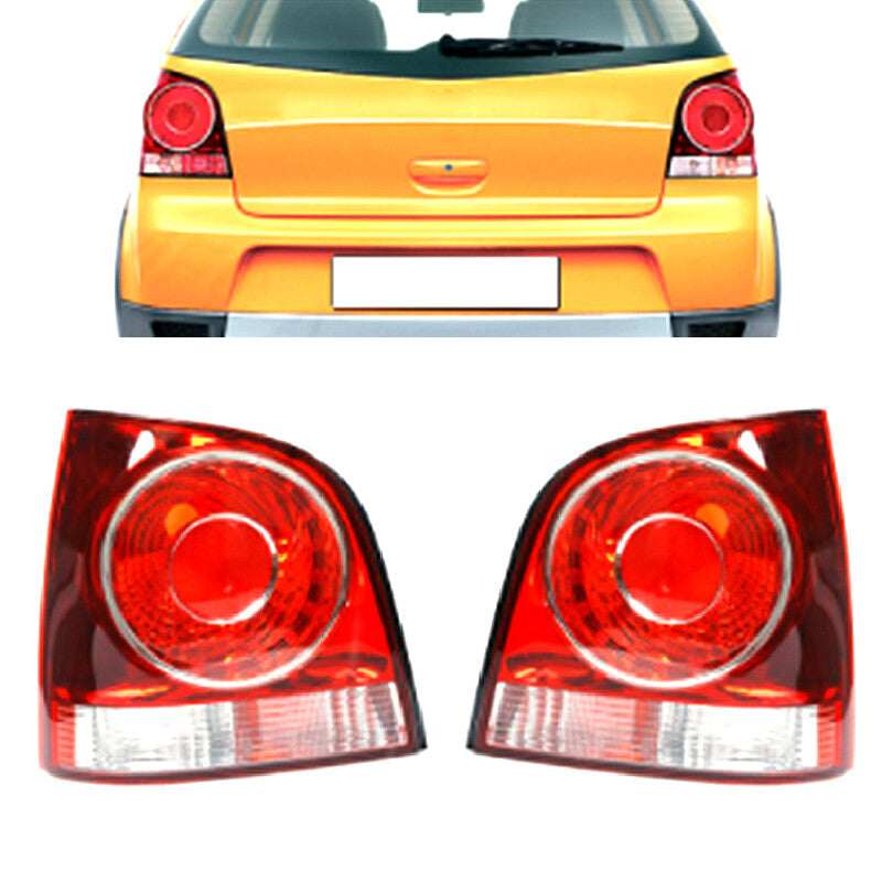 Pair Rear Tail Light Tail Lamp shell for Volkswagen Polo 2006-2010