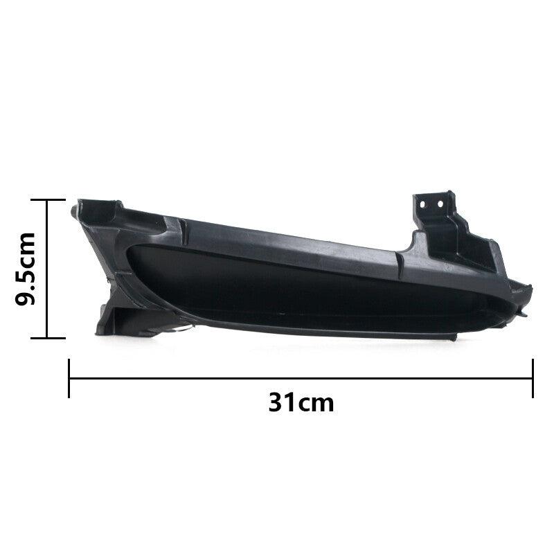 Pair of front bumper lower vent cap trim trim frames LHRH for 2010-2011 for Mazda 3