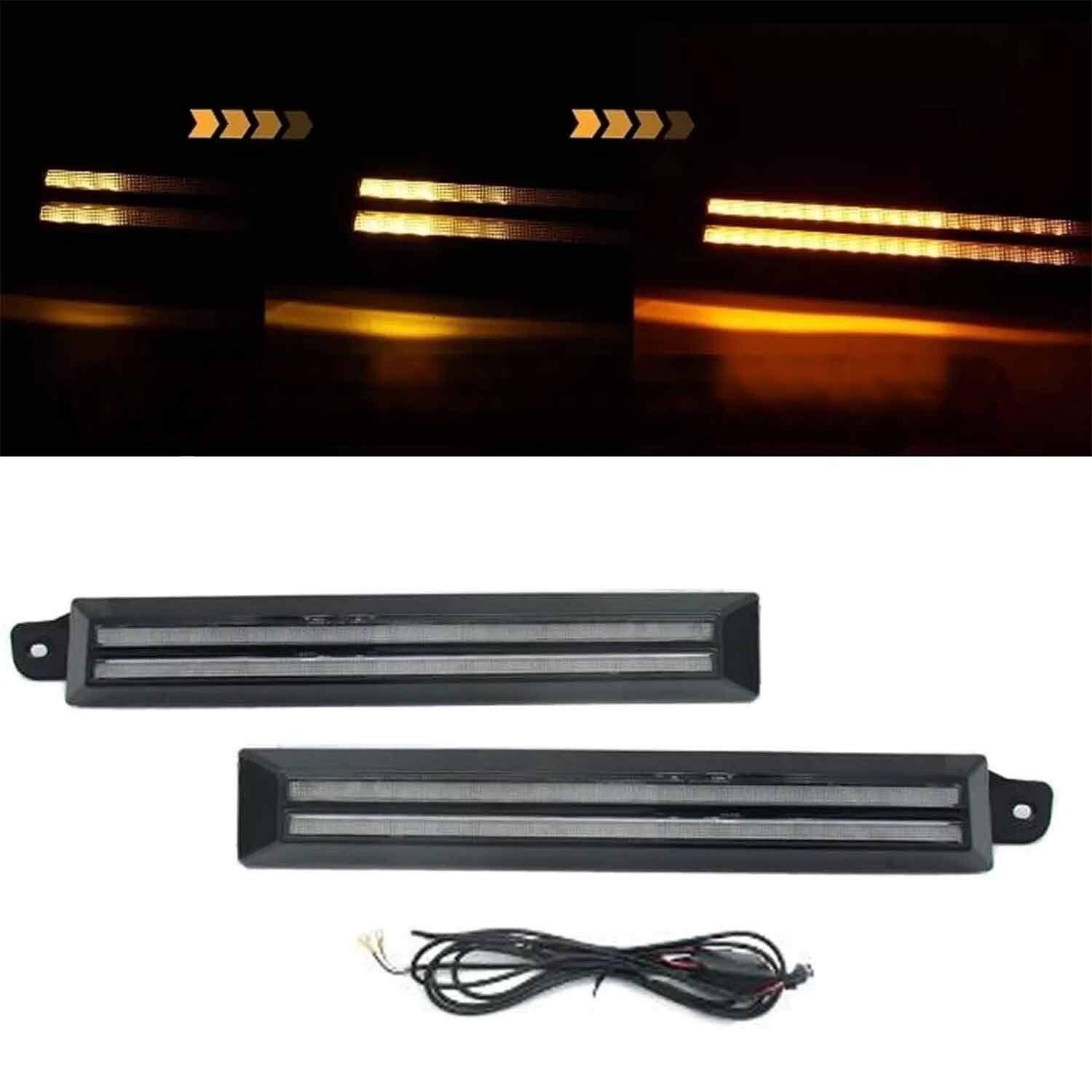 1Pair Front Headlight LED Daytime Running Light DRL Fit For 96-02 for Toyota 4Runner