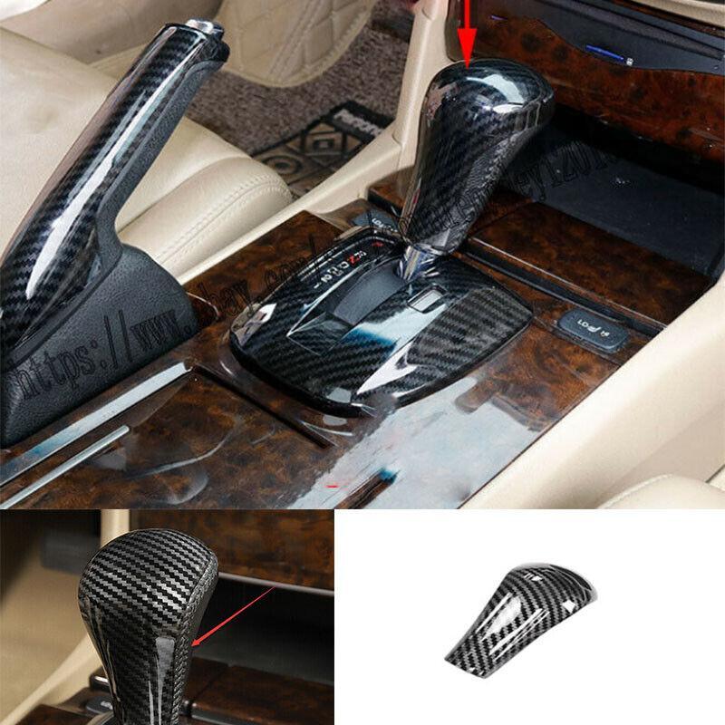 Auto for Honda Accord 2008-2012 Carbon Fiber Middle Console Gear Shift Knob Trim