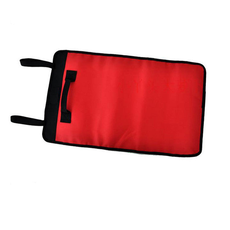 Car Hardware Tool Roll Plier Screwdriver Spanner Case Pouch Red Bag Reels Pocket