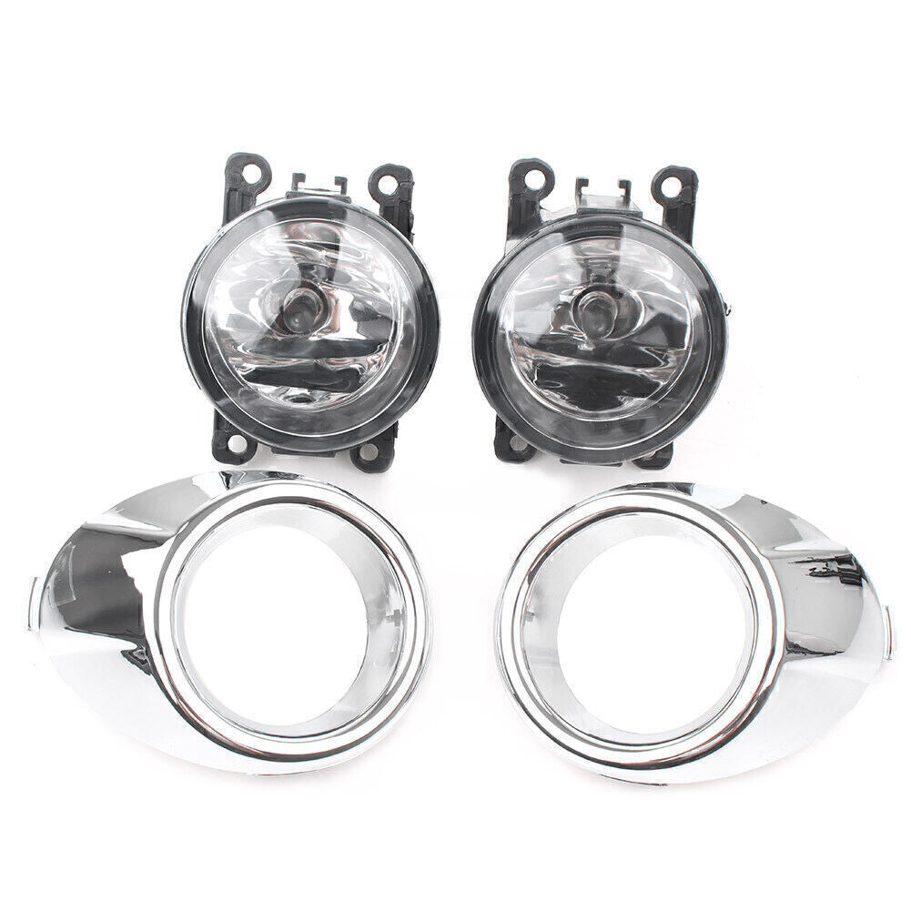 Pair Front Fog Lights Bumper Fog Lamp Fit for Ford Focus 2012-2014