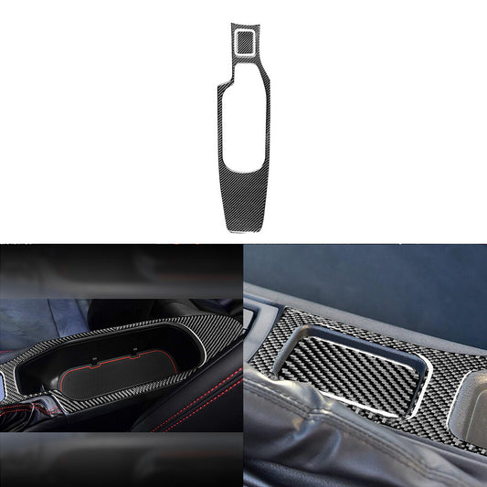 Carbon Fiber Central Armrest Panel Trim for Toyota 86 for Subaru BRZ 2017-2019 TypeA