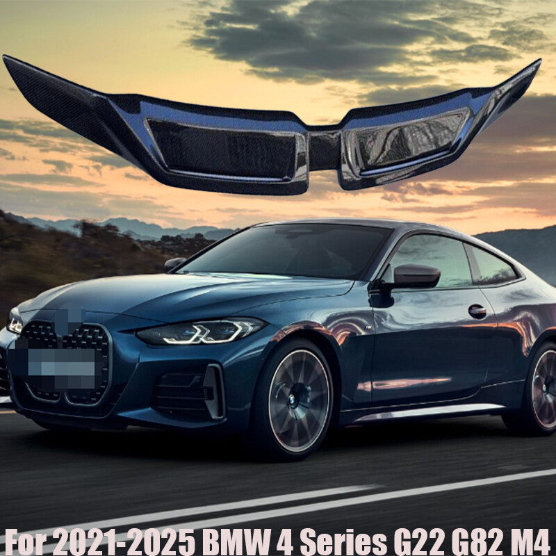 For 2021-25 for BMW 4 Series G22 G82 M4 Real Carbon Rear Trunk Spoiler Wing Lip Trim