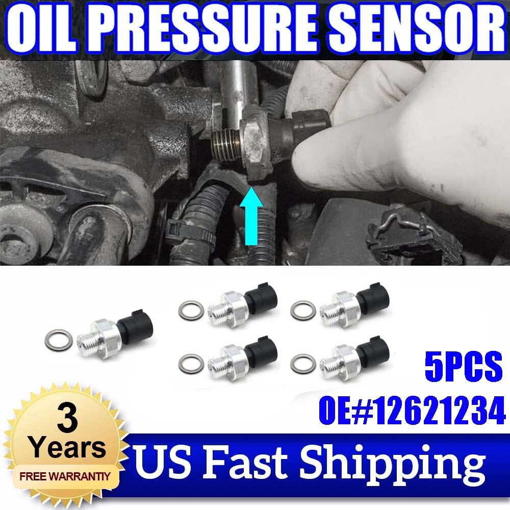 5PCS for Cadillac for Buick for Chevy Oil Pressure Sender Sensor Switch 2134411/12621234
