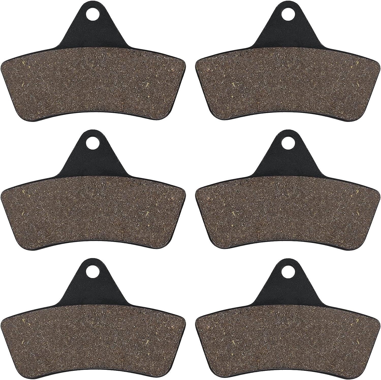 Front Rear Brake Pads for Arctic Cat 400 500 250 300 2X4 4X4 1998 1999 2000 2001