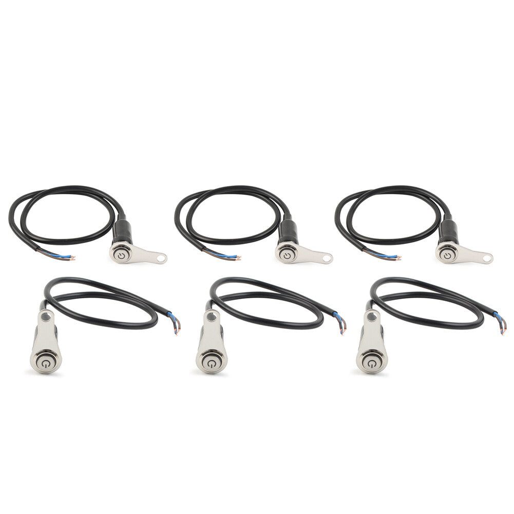 LED Motorcycle Switch ON/OFF Handlebar Mount Push Button 12V Headlight Fog Light