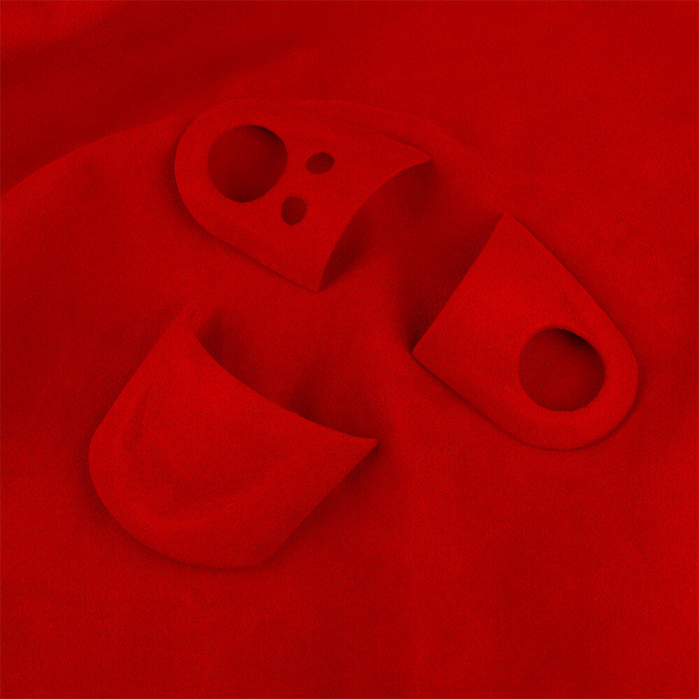 Suede Red Steering Wheel Button Trim for BMW for Mini Cooper R55 R56 R57 R58 R59 R60