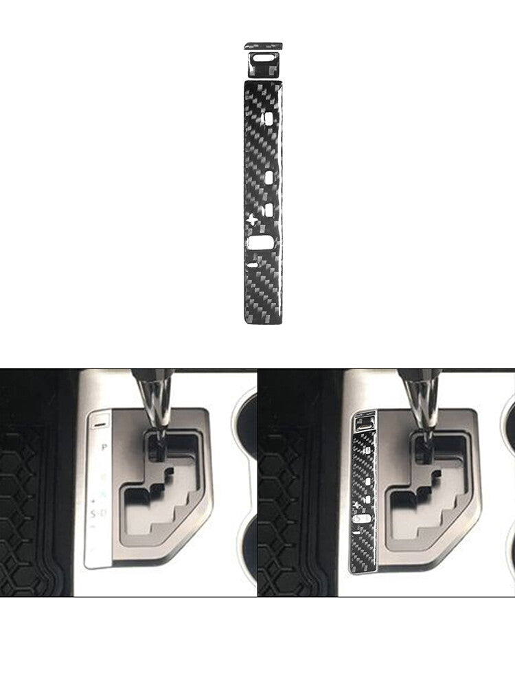 Interior Carbon Fiber Auto Gear Console Trim Cover for Toyota for Camry 2012-2014