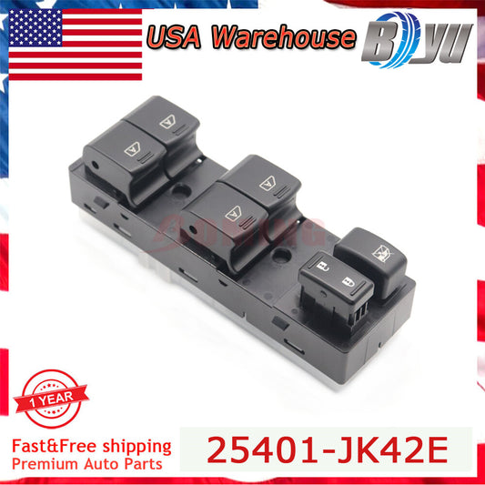 New 25401JK42E Balck Power Window Switches Fits for Infiniti G25 G35 G37 Q40
