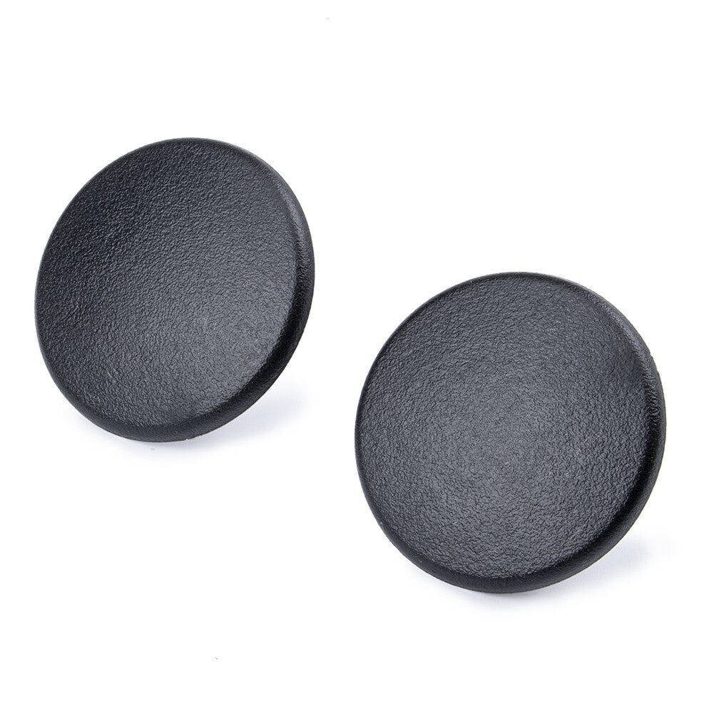 Two black rear for seat armrest bolt covers for 2007-2018 for Chevrolet suburban Gimsey for Yukon Territory models.